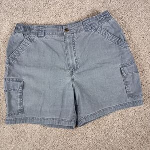 Vintage L.L. Bean Comfort Waist Cargo Mens Shorts 35 Waist